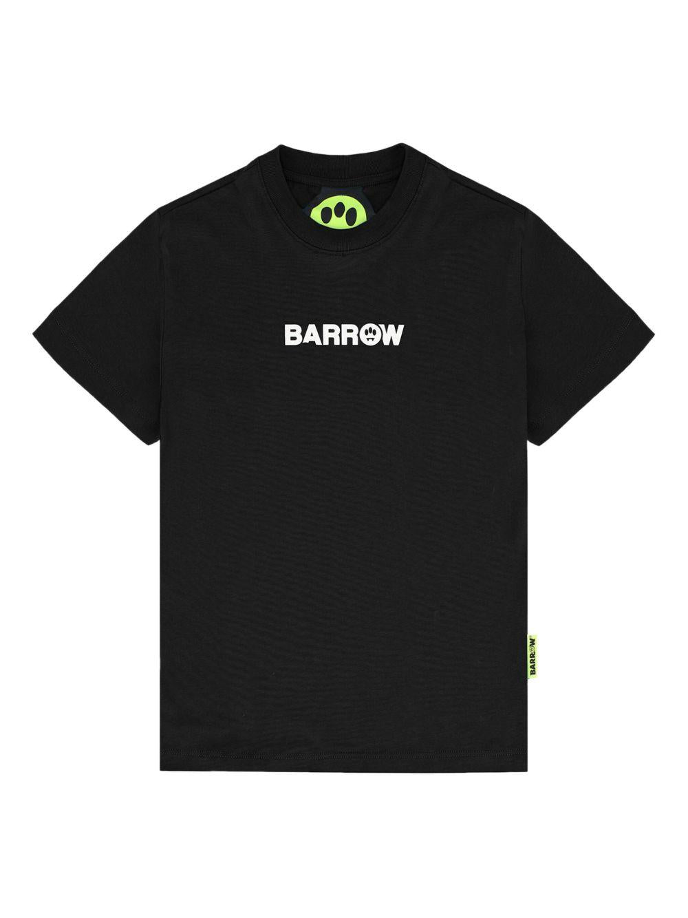 T-shirt nera per bambino F5BKJUTH123 110 Barrow Kids 