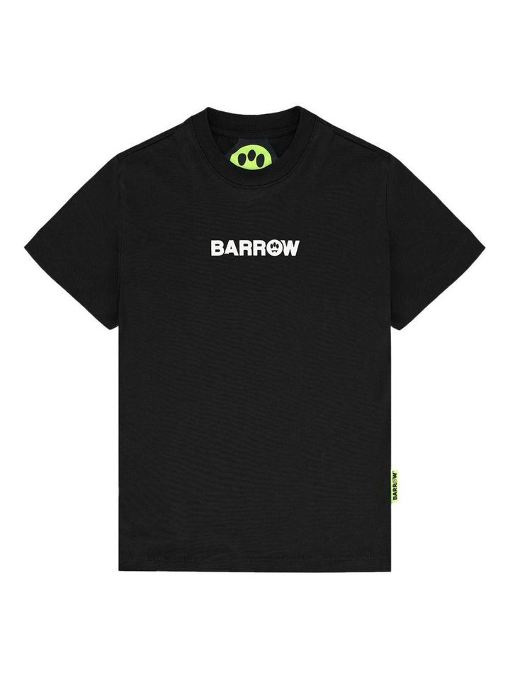 T-shirt nera per bambino F5BKJUTH123 110 Barrow Kids 