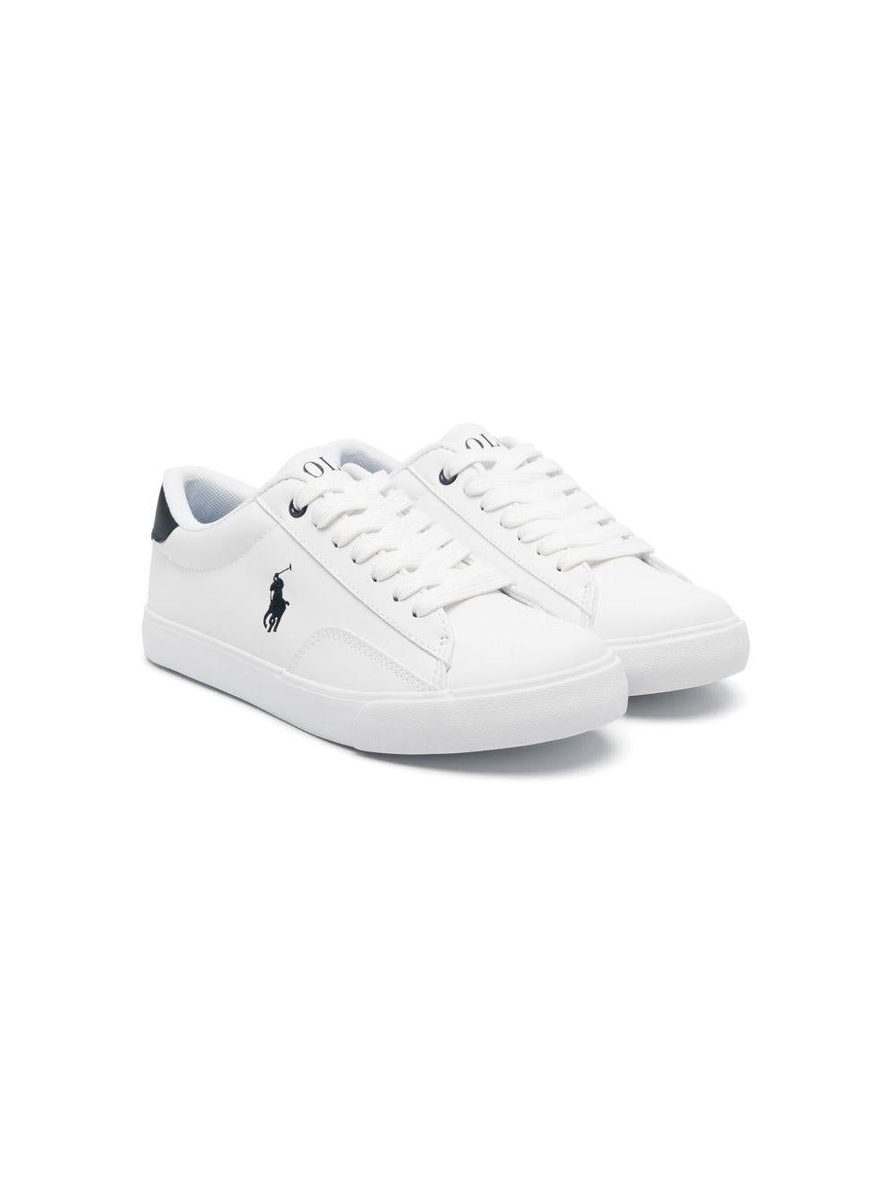 Sneakers bianche/blu per bambino RF104105 THE Ralph Lauren Kids 