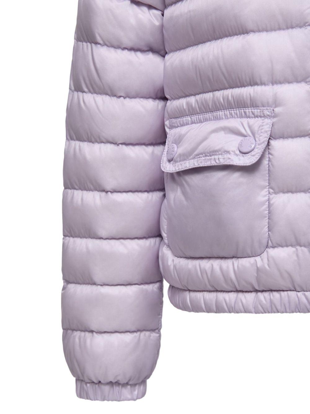 Giubbotto viola per bambina 9541A00032597YF 509 Moncler Kids 