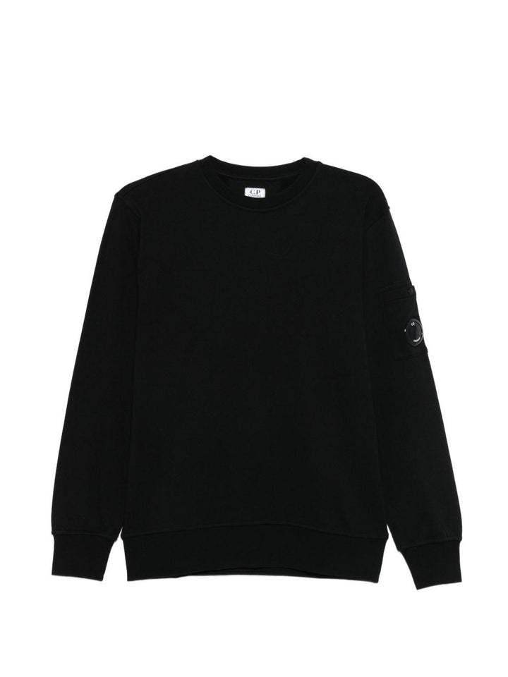 Felpa nera per bambino CNF00XLCA69 60100 C.P Company Kids 
