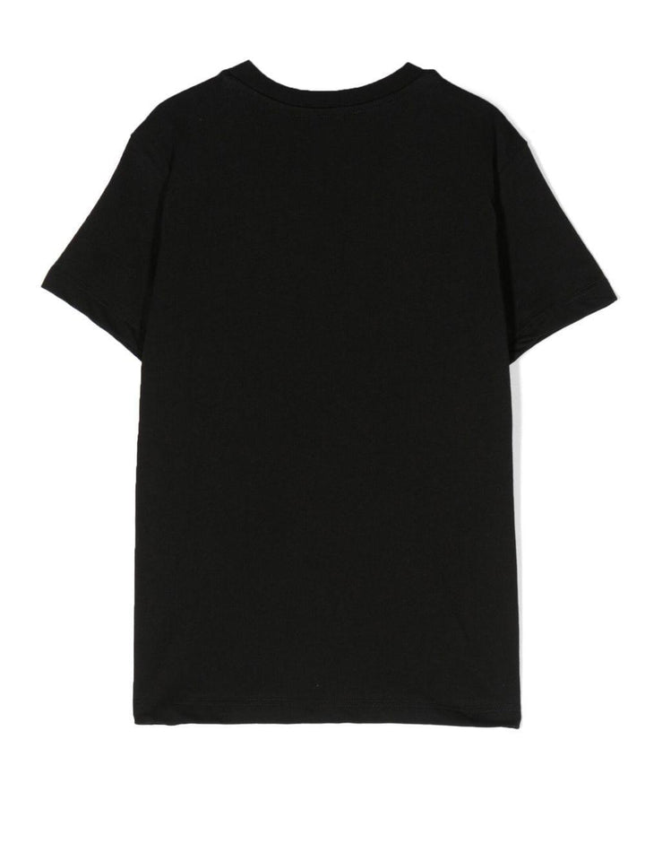 Black t-shirt for girls with logo