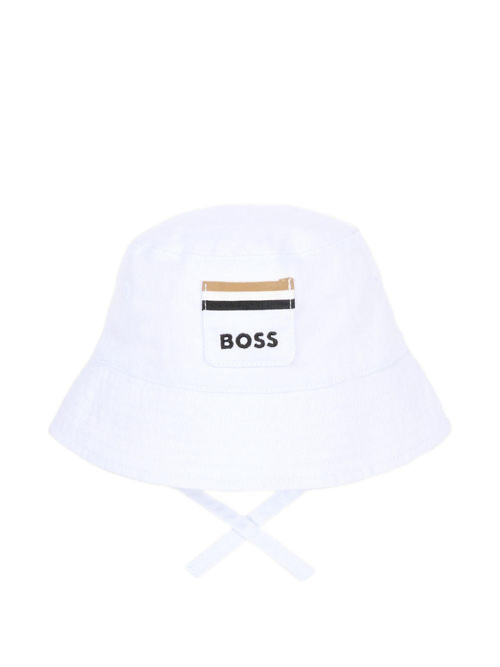Cappello bianco per bambino J53103 10P Boss Kids 
