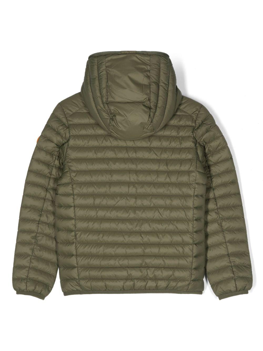 Olive green jacket for children