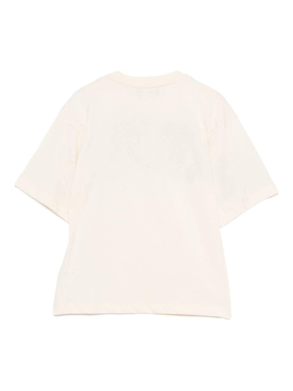 T-shirt crema per bambino F5BKJUTH242 013 Barrow Kids 