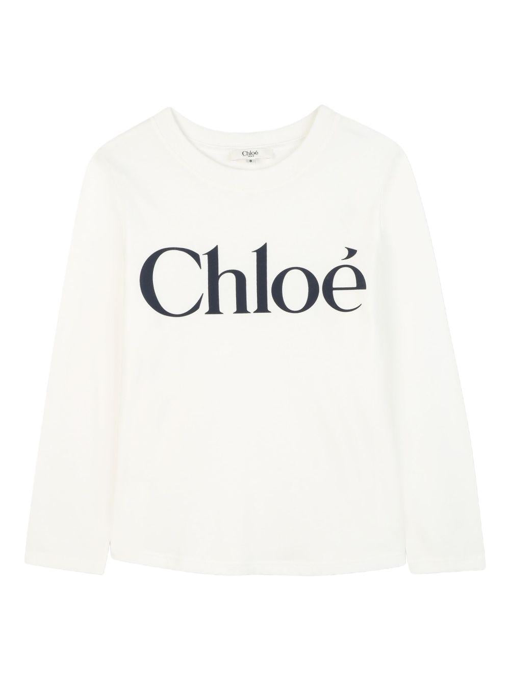 T-shirt bianca per bambina C20650 117 Chloe 