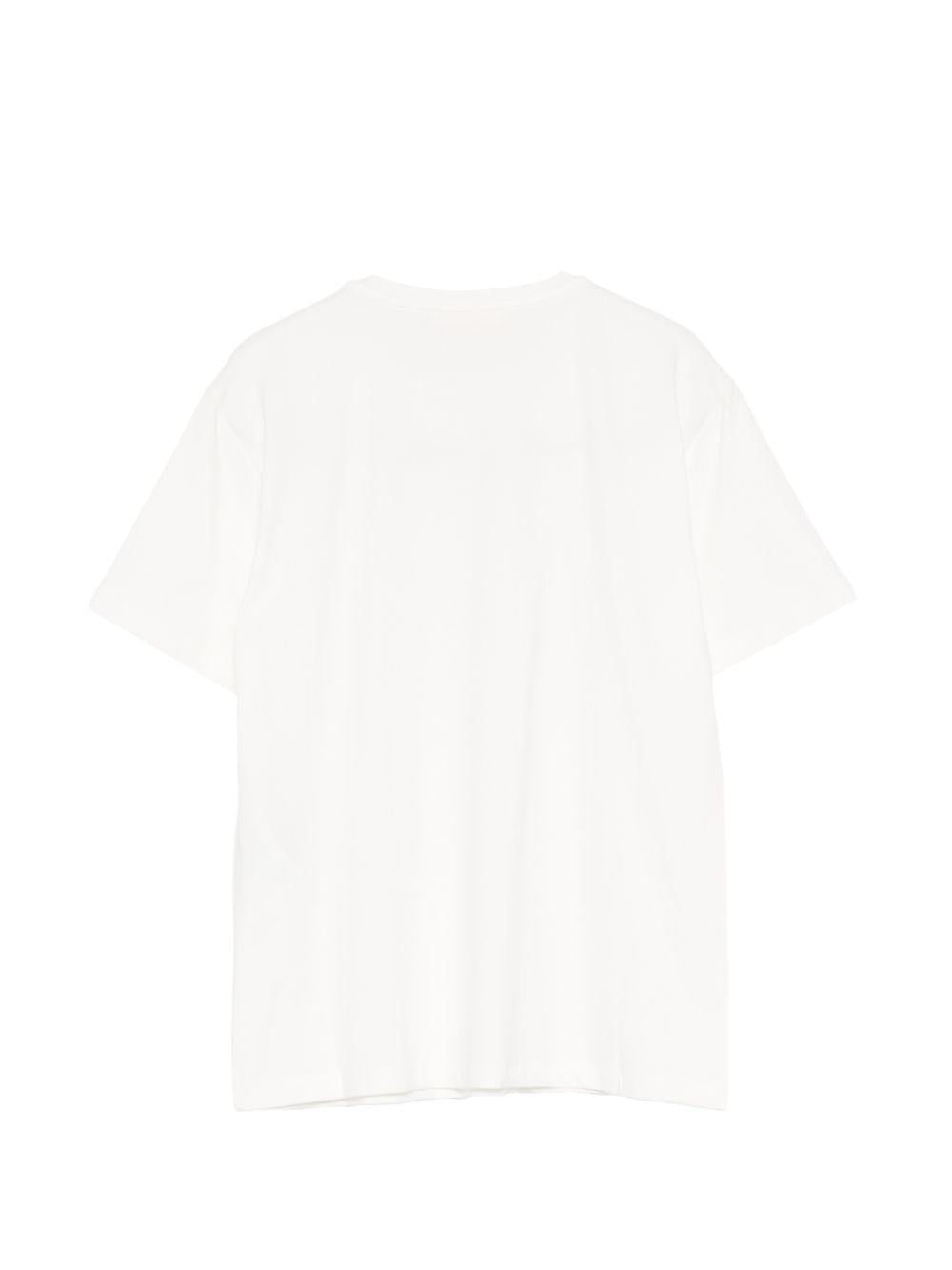 T-shirt bianco per bambina EFTS2600JE006 0115 Elisabetta Franchi Kids 