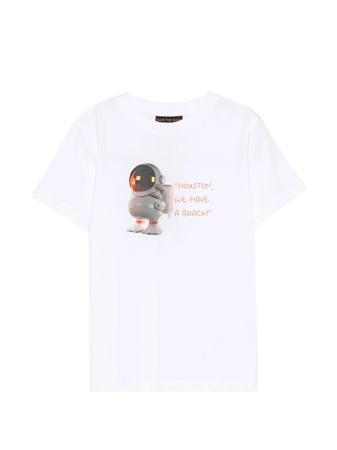 T-shirt bianca per bambino JT2788XBESY22 00000 Save The Duck Kids 