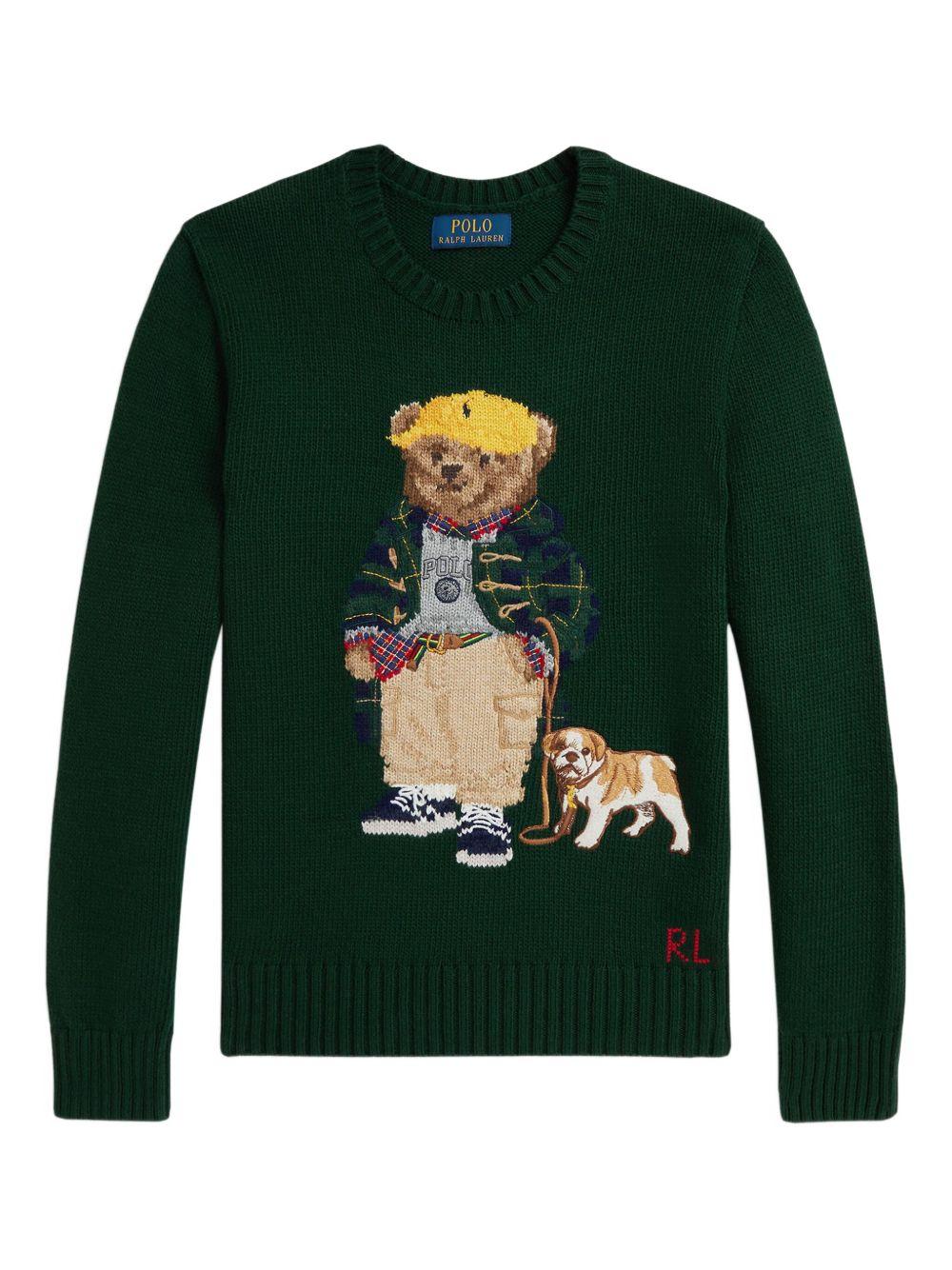 Maglione verde scuro per bambino 323978393 001 Ralph Lauren Kids 