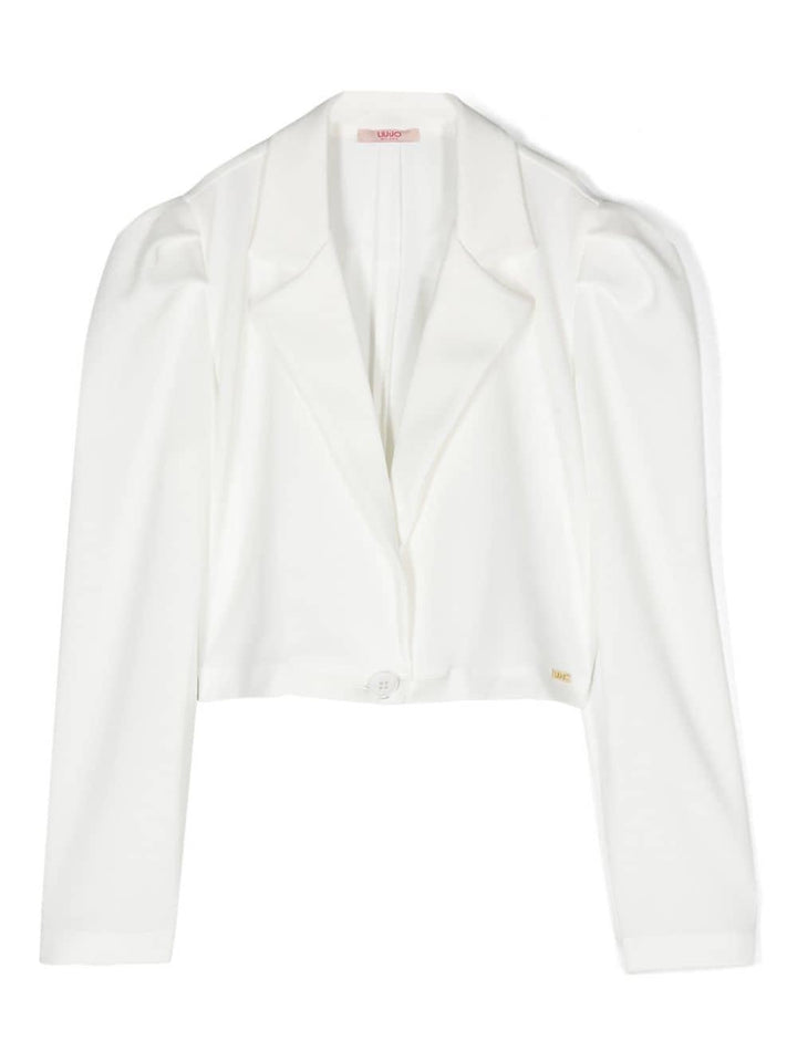Blazer bianco per bambina