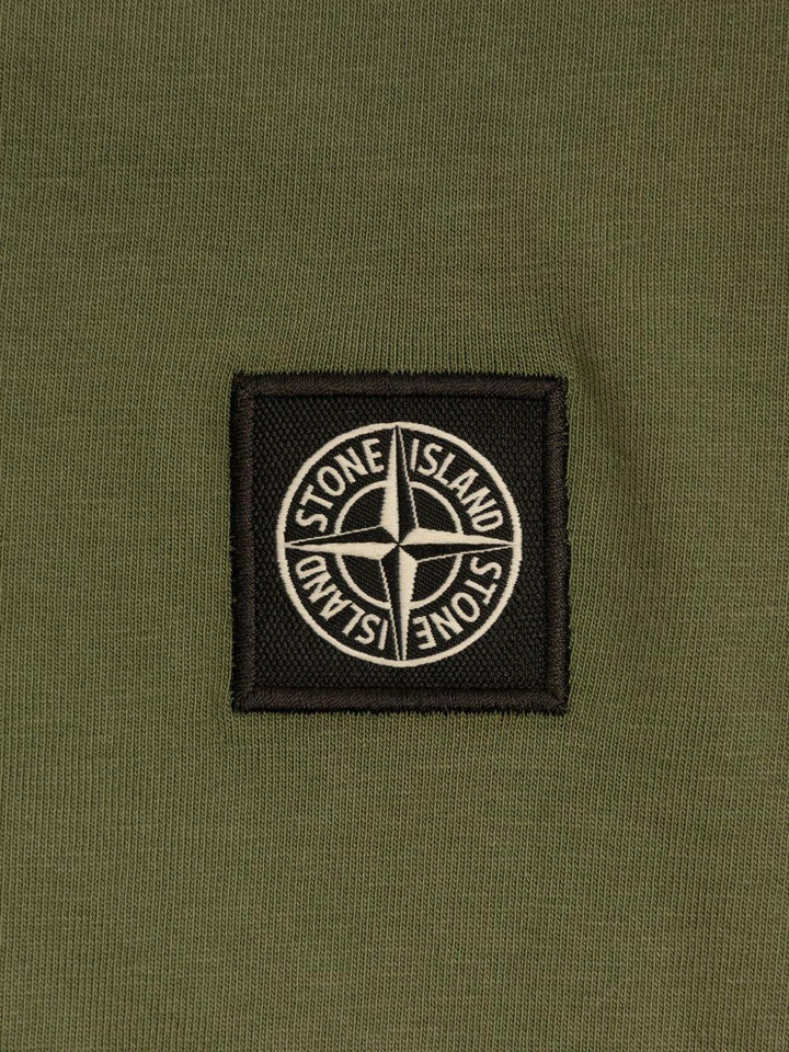 T-shirt verde per bambino 62100003S0047 V005G Stone Island Kids 