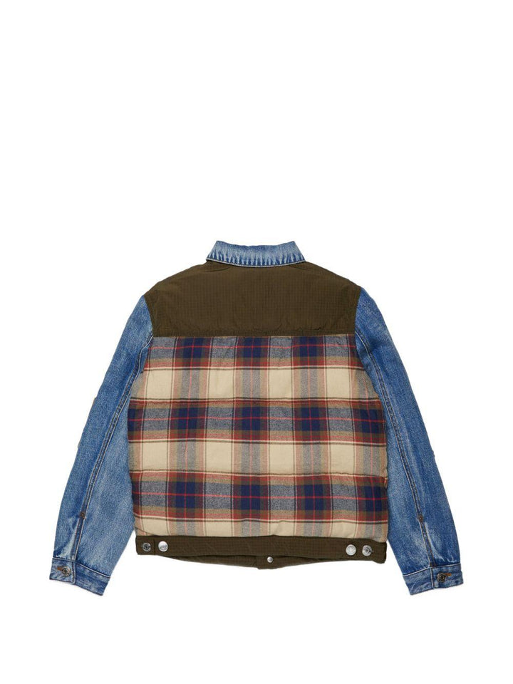 Giacca jeans multicolor per bambino DQ3414D0AIA DQ717 Dsquared2 Kids 