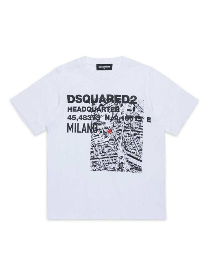 T-shirt bianco per bambino