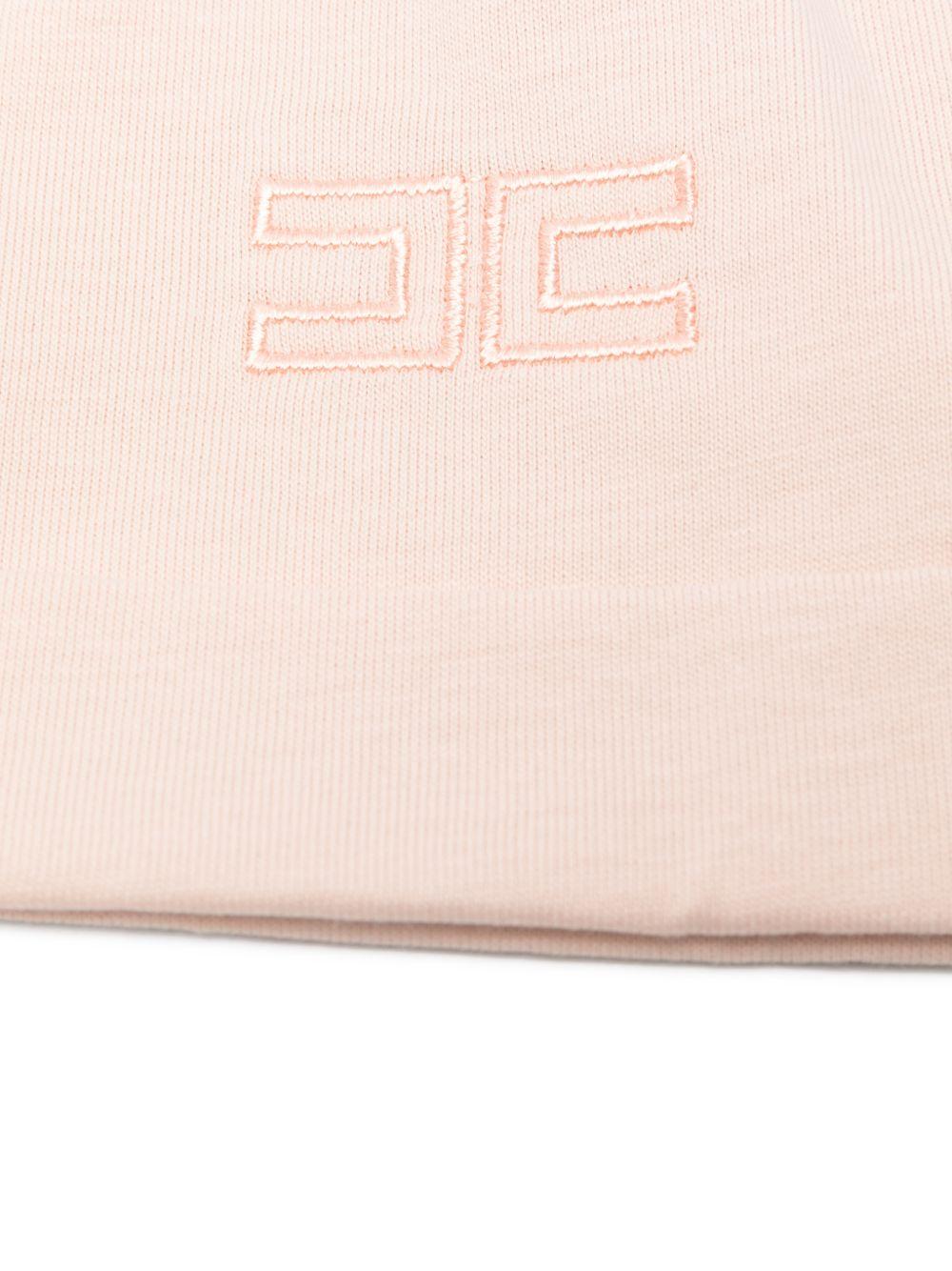 Cappello rosa per neonata ENCP0840JF054 C036 Elisabetta Franchi Kids 