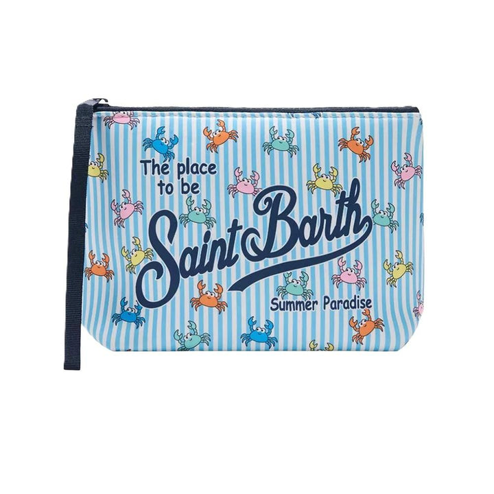 Borsa celeste/bianca per bambina ALIN001 01081L MC2 Saint Barth Kids 