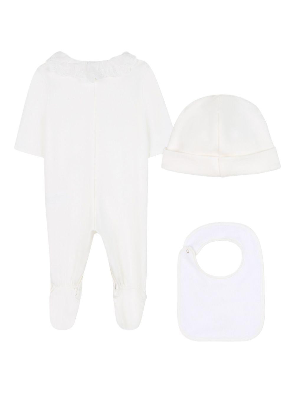 Pigiama bianco sporco per neonata C20776 117 Chloe 