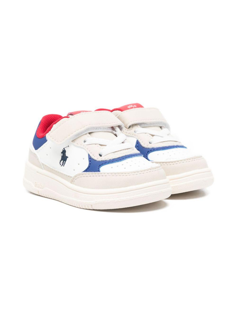 Sneakers beige/bianchi per bambino RL03404101 MAS Ralph Lauren Kids 