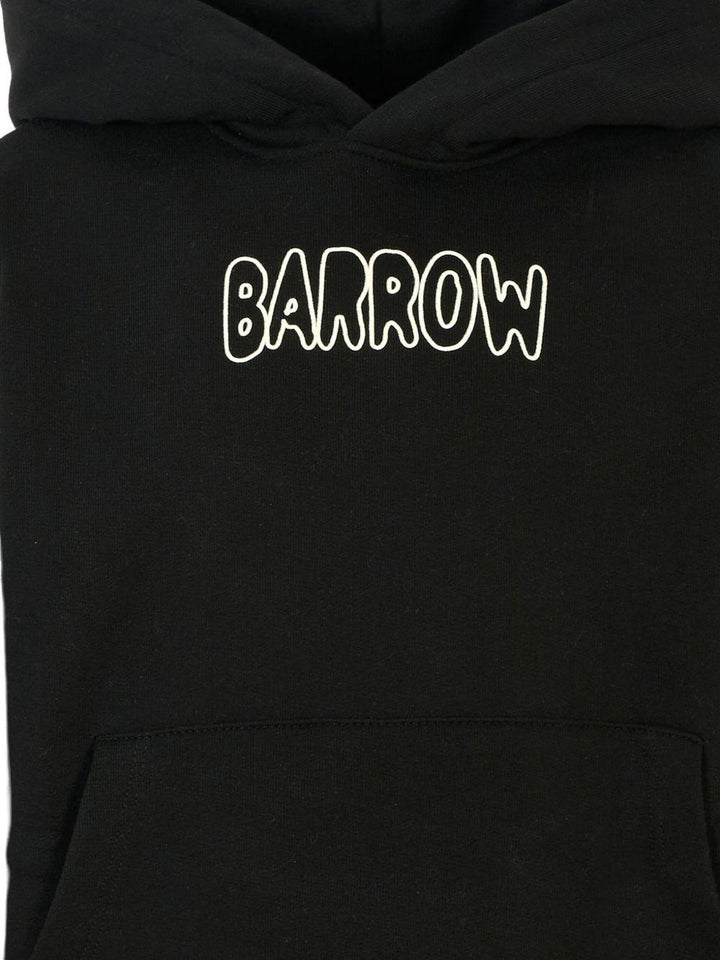 Felpa nera per bambino F5BKJUHS225 110 Barrow Kids 