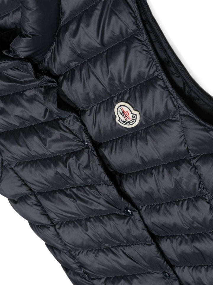 Smanicato Liane blu per bambina con logo