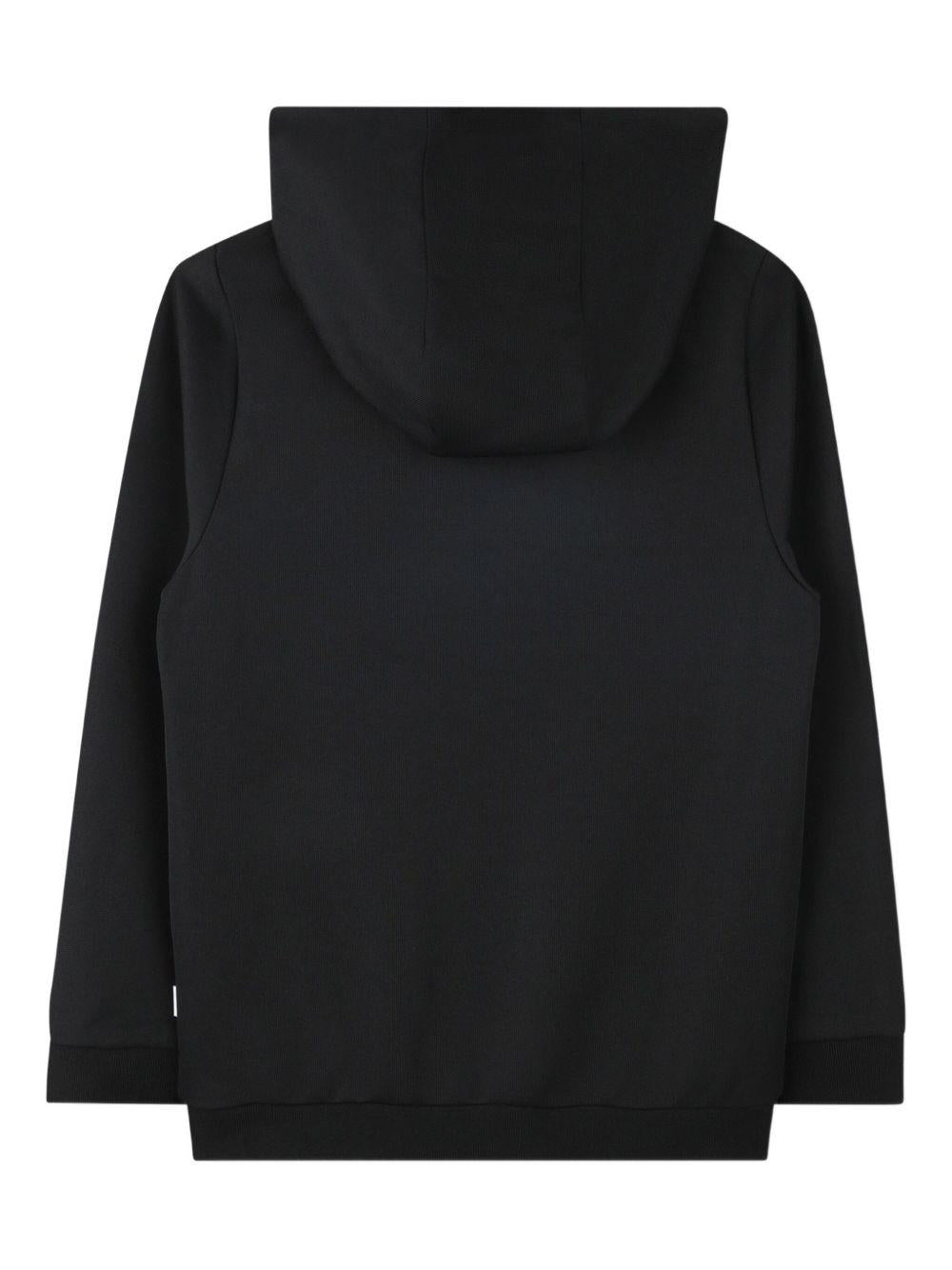 Felpa nera per bambino J52327 09B Boss Kids 