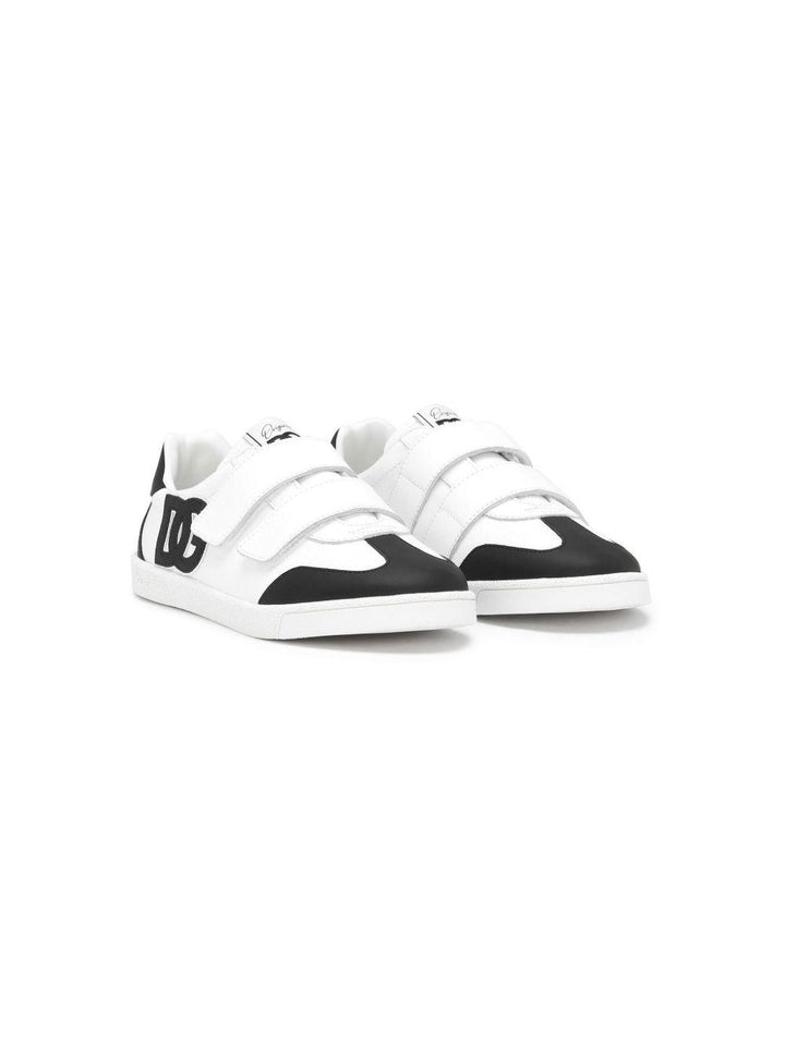 Sneakers bianca/nera per bambino