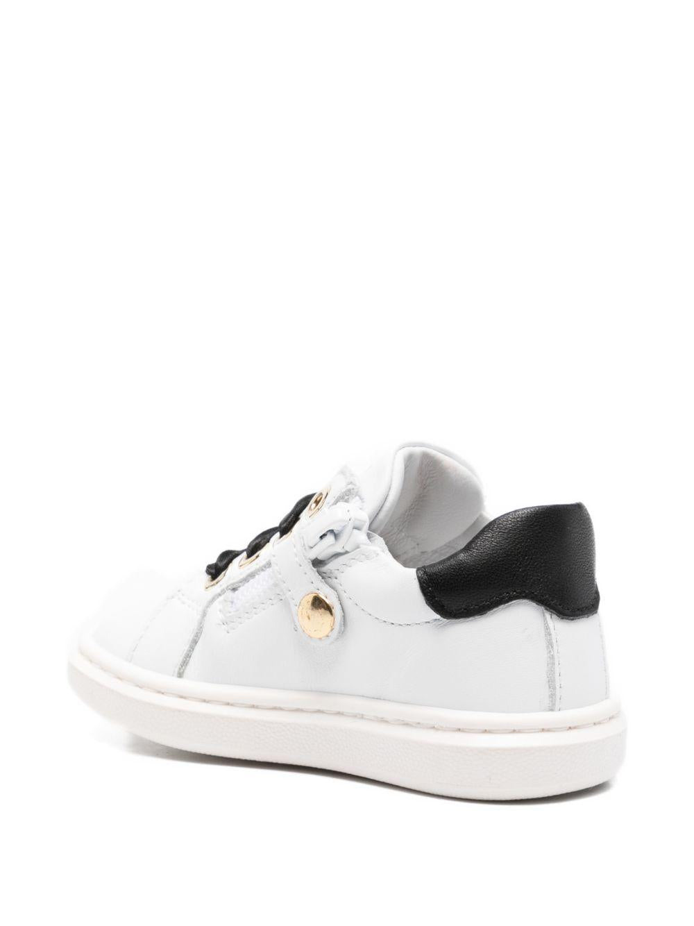Sneakers bianche/nere per bambina F1A9E04900092 B092 Elisabetta Franchi Kids 