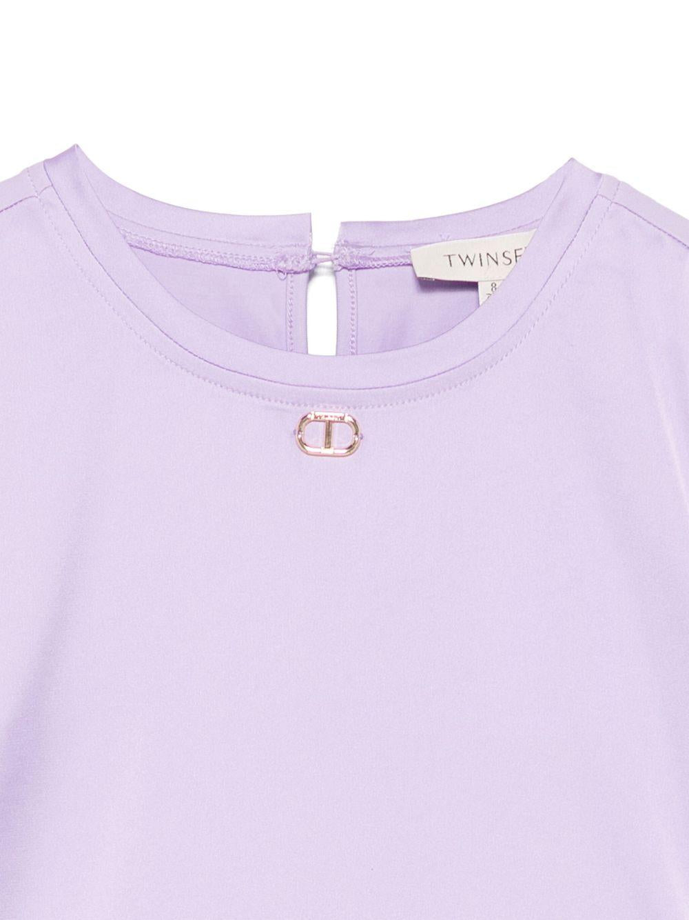 T-shirt viola lilla per bambina