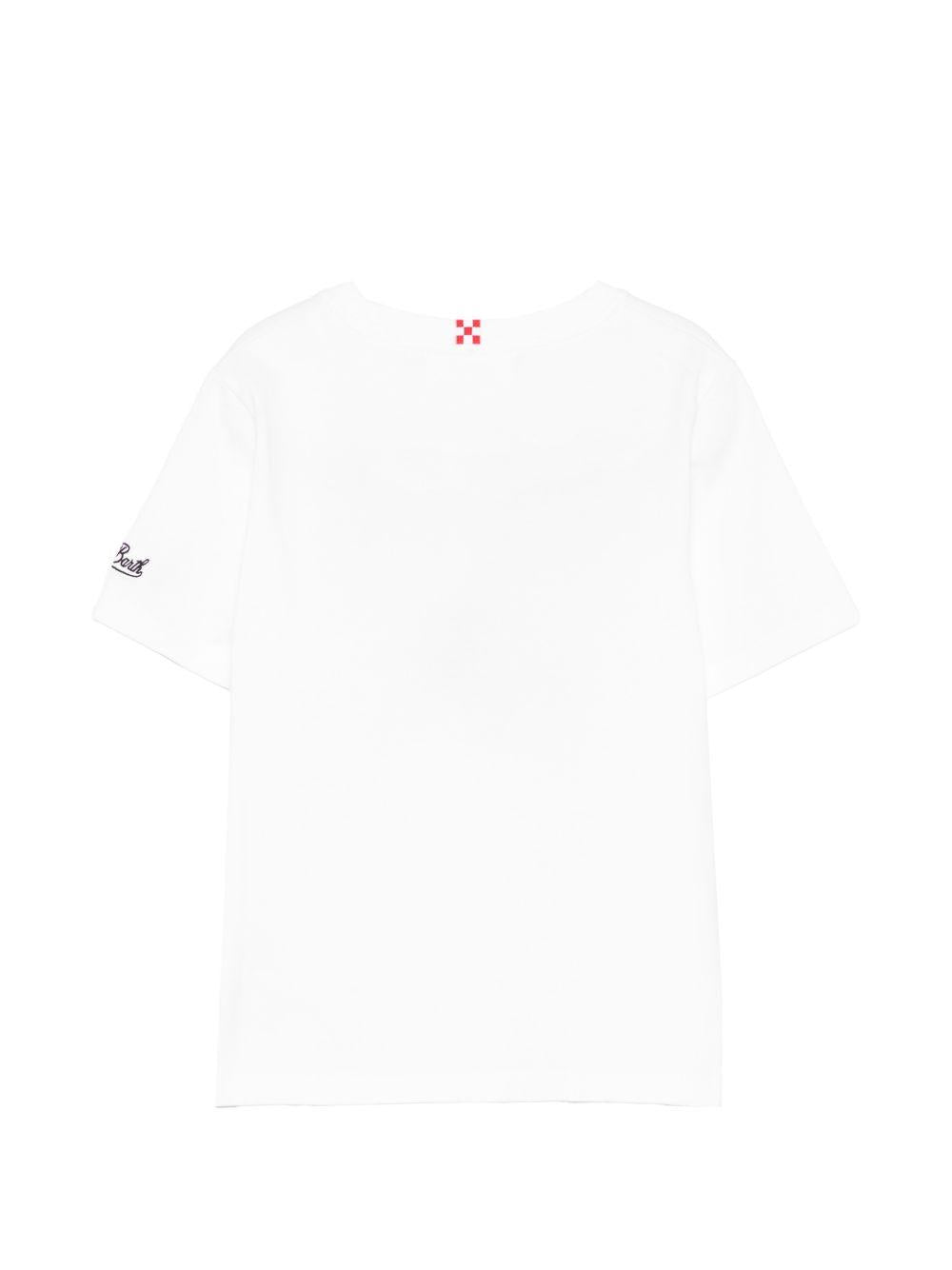 T-shirt bianco per bambino DNV0001 02208L MC2 Saint Barth Kids 