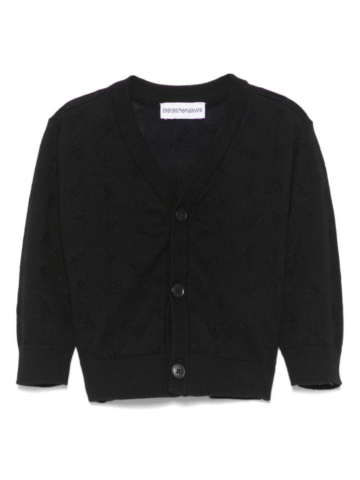 Cardigan blu notte per neonato