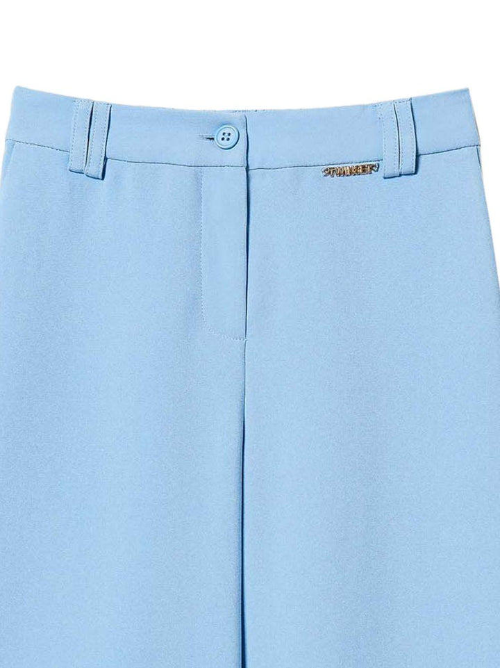 Pantalone blu fiordaliso per bambina
