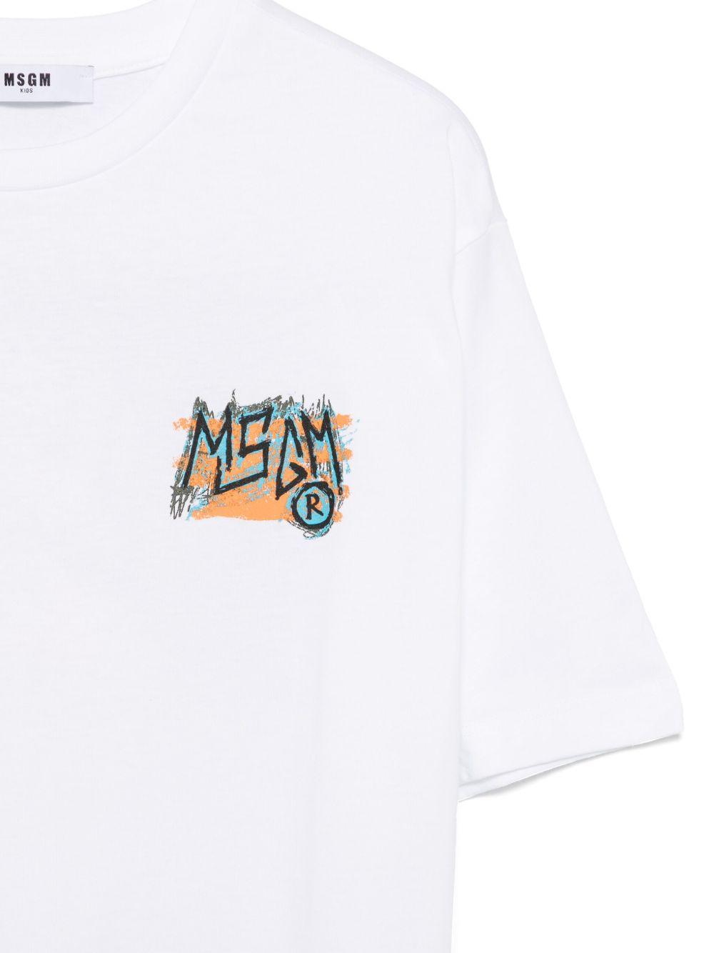 T-shirt bianco per bambino