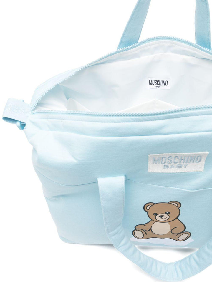 Borsa mamma blu cielo MUX05TLCA19 40304 Moschino Kids 