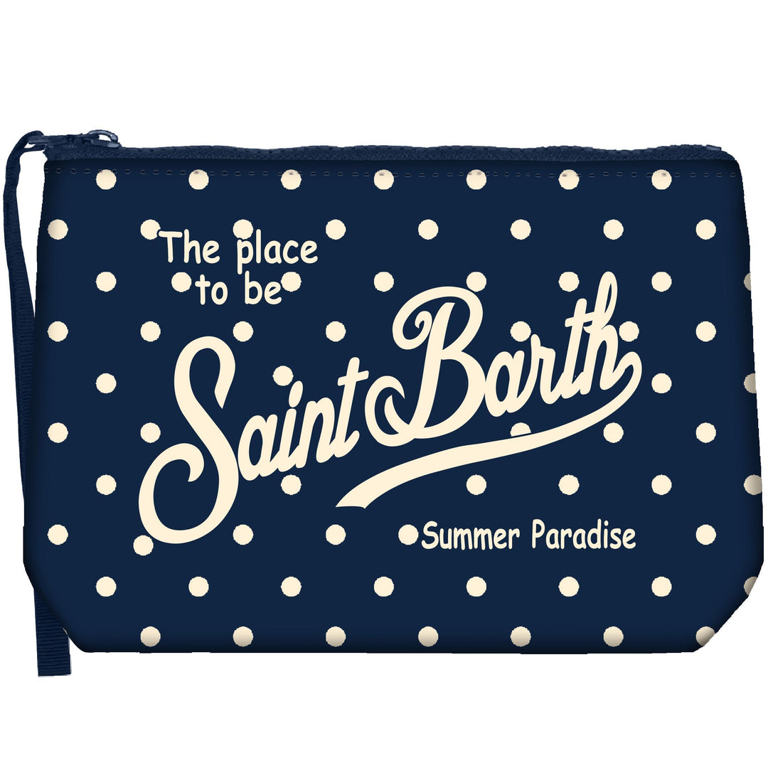 Pochette blu scuro/beige per bambina ALIN001 03285L MC2 Saint Barth Kids 