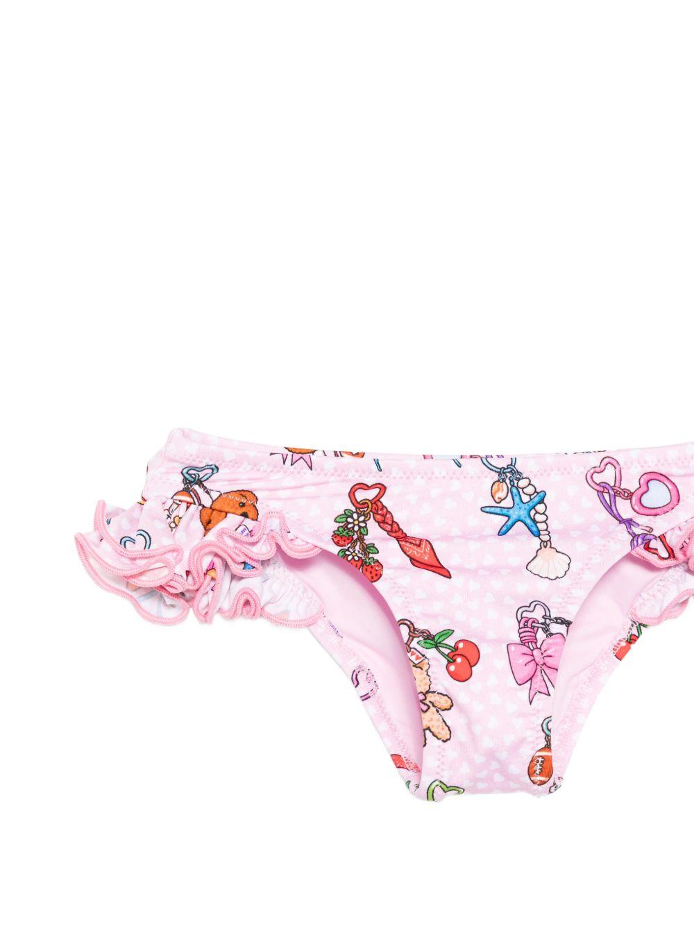 Costume rosa per bambina KELL001 00518L MC2 Saint Barth Kids 