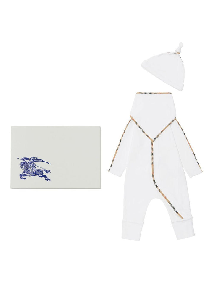 Tutina bianca per neonato 8119819 A1464 Burberry Kids 