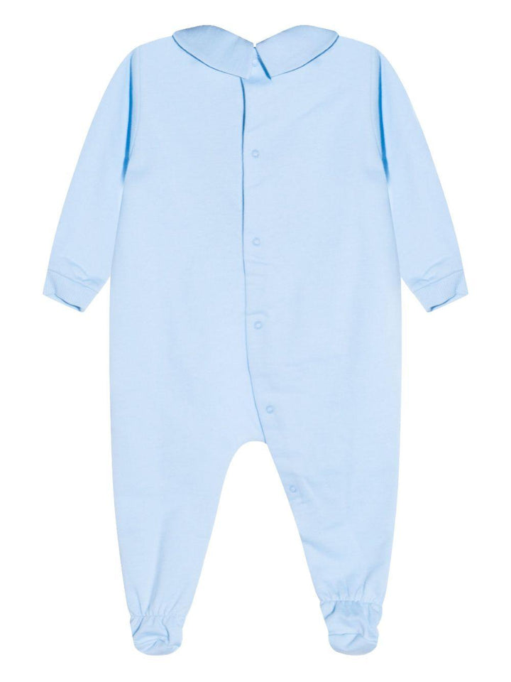 Tutina azzurra per neonato MMY08BLCA40 40304 Moschino Kids 