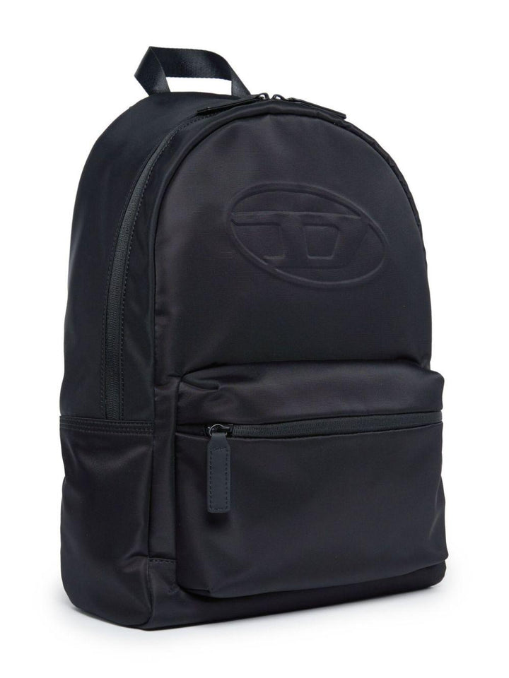Black backpack with logo for children