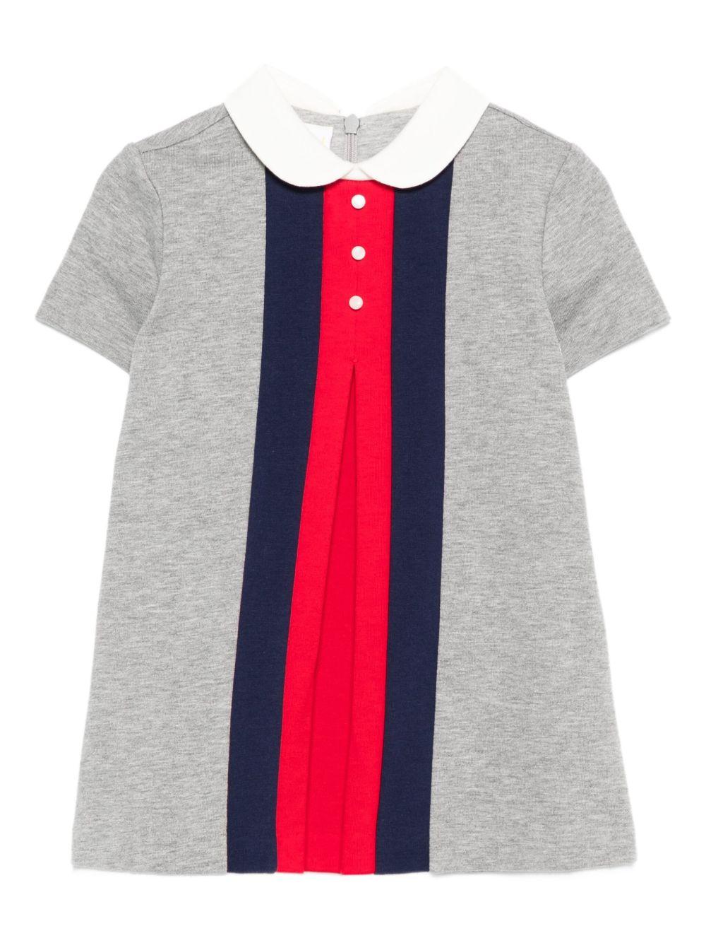 Abito grigio chiaro per neonata 828786XJHDW 1183 Gucci Kids 