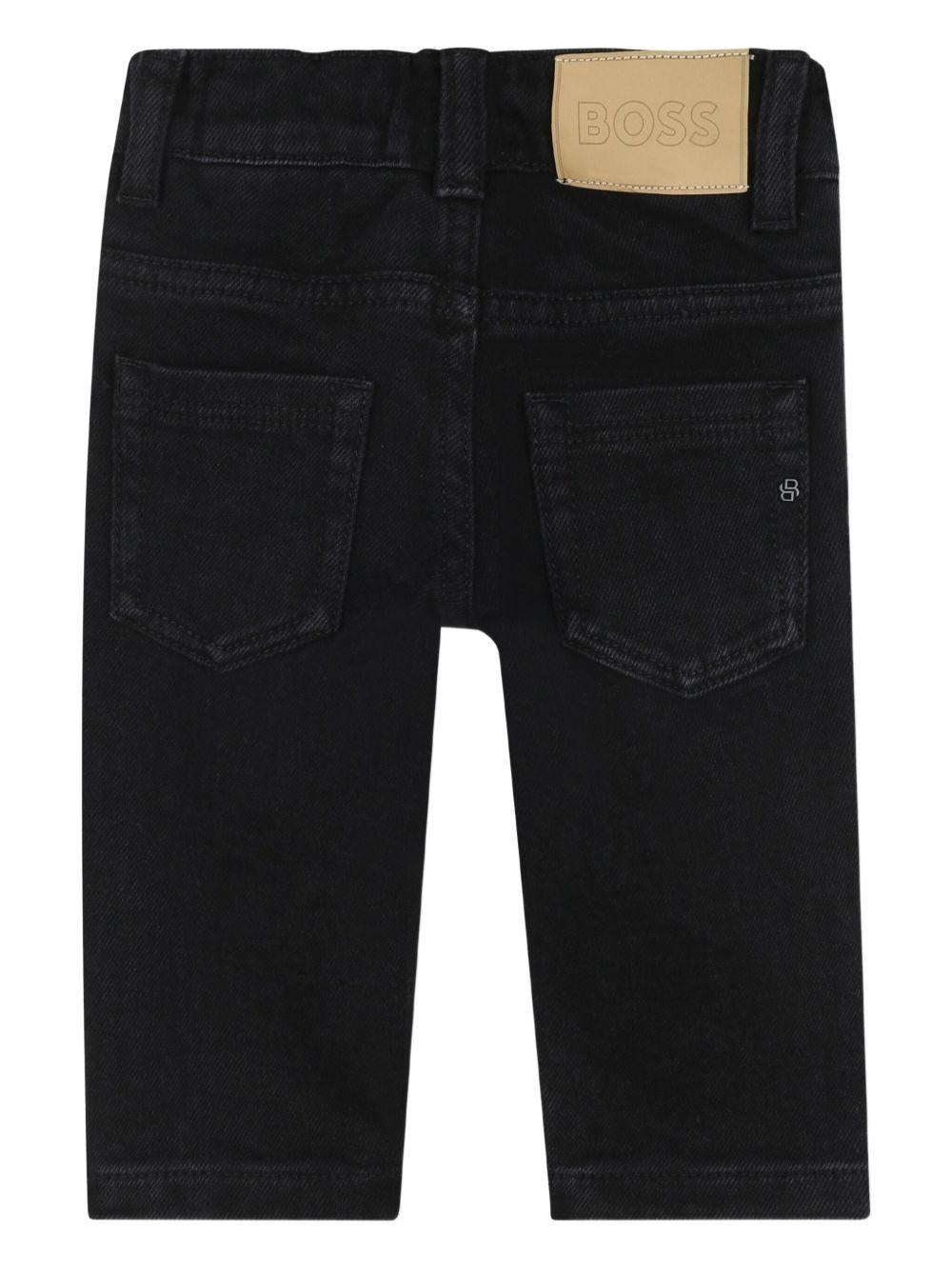 Jeans nero per neonato J52440 09B Boss Kids 