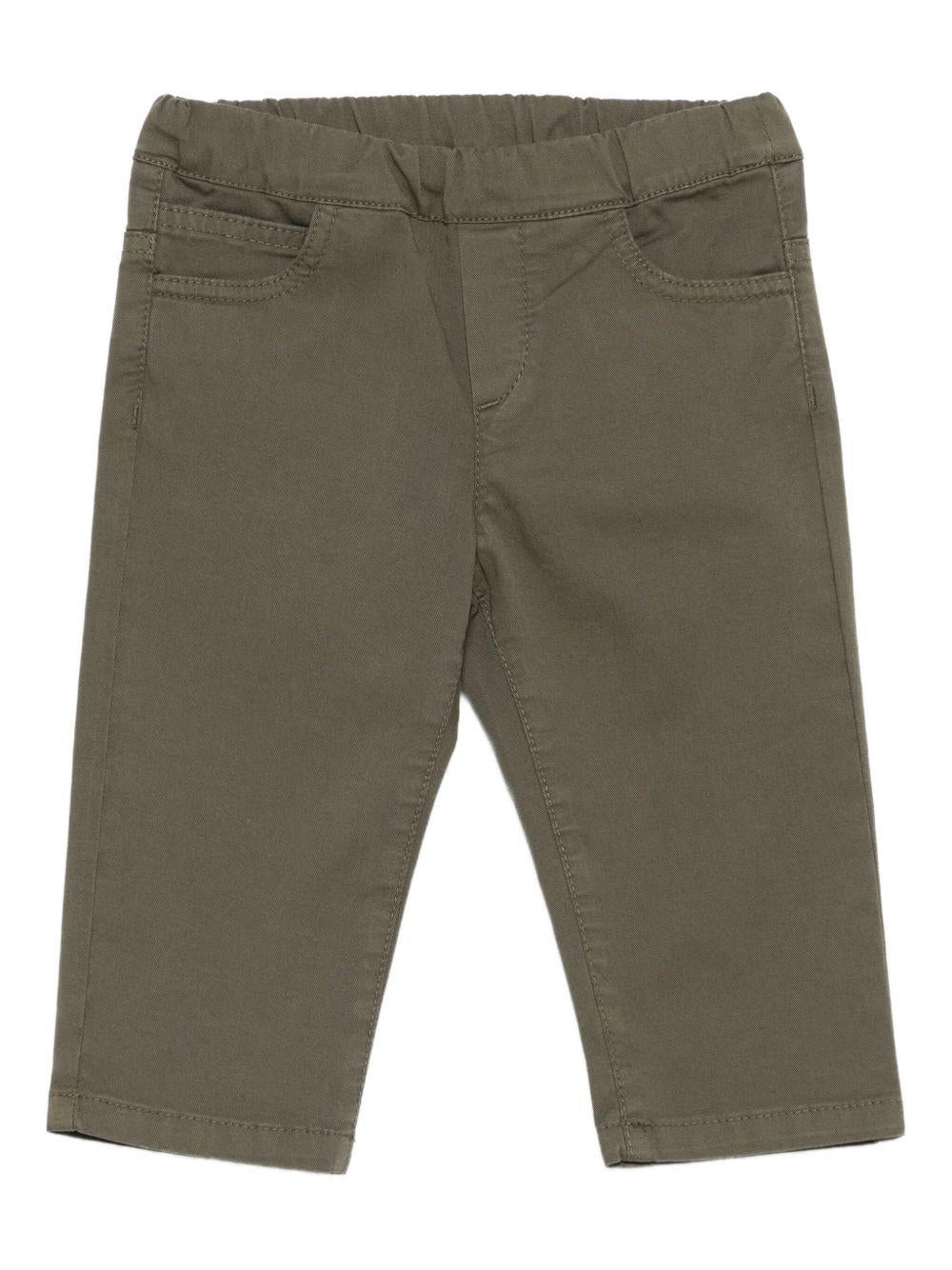 Pantalone verde oliva per neonato FX6510G0077 799 Fay Kids 