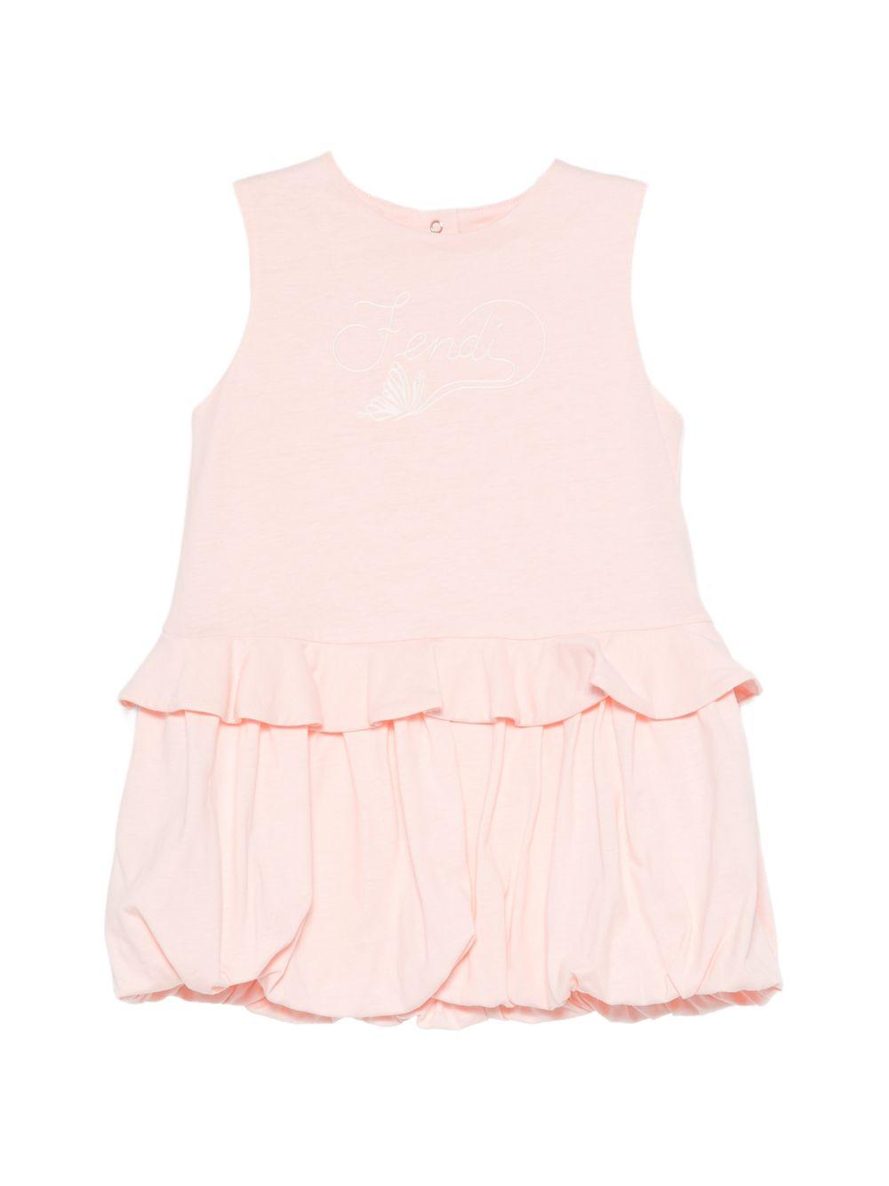Abito rosa per neonata BFB6127AJ F1UL9 Fendi Kids 