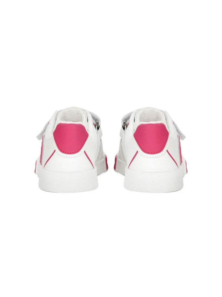 Sneakers bianche/rose per bambina DA5133A3394 8B902 Dolce & Gabbana Kids 