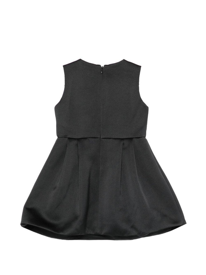 Abito bianco/nero per bambina EGAB234CRA016 D285 Elisabetta Franchi Kids 