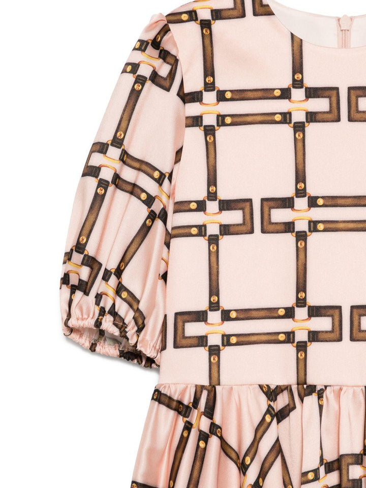 Abito rosa per bambina EFAB6750TVE02 C053 Elisabetta Franchi Kids 