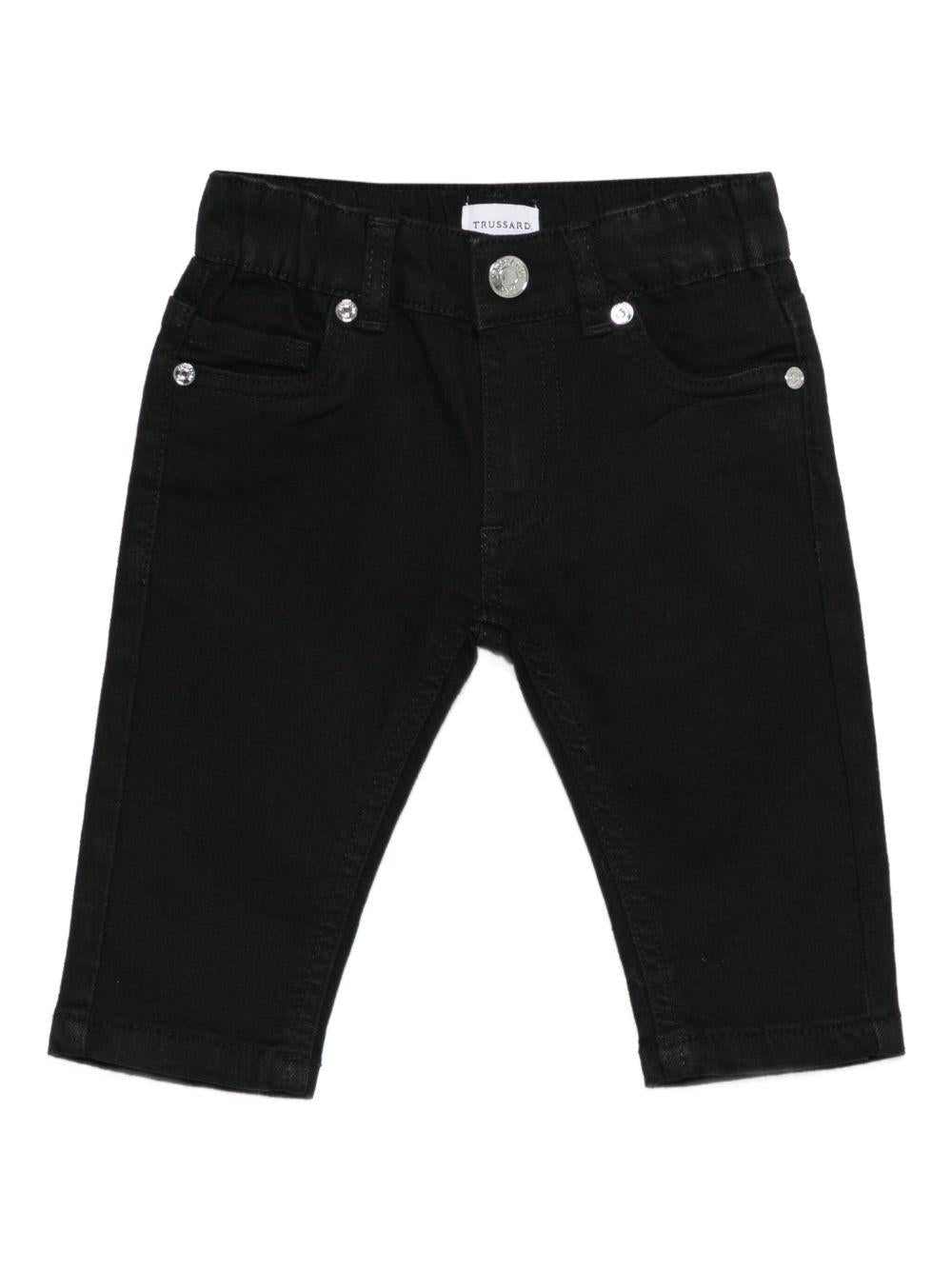 Jeans nero per neonato TIA25088JE D.B Trussardi Kids 