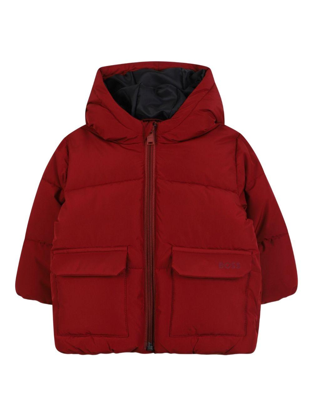 Giubbotto rosso per neonato J52476 96D Boss Kids 