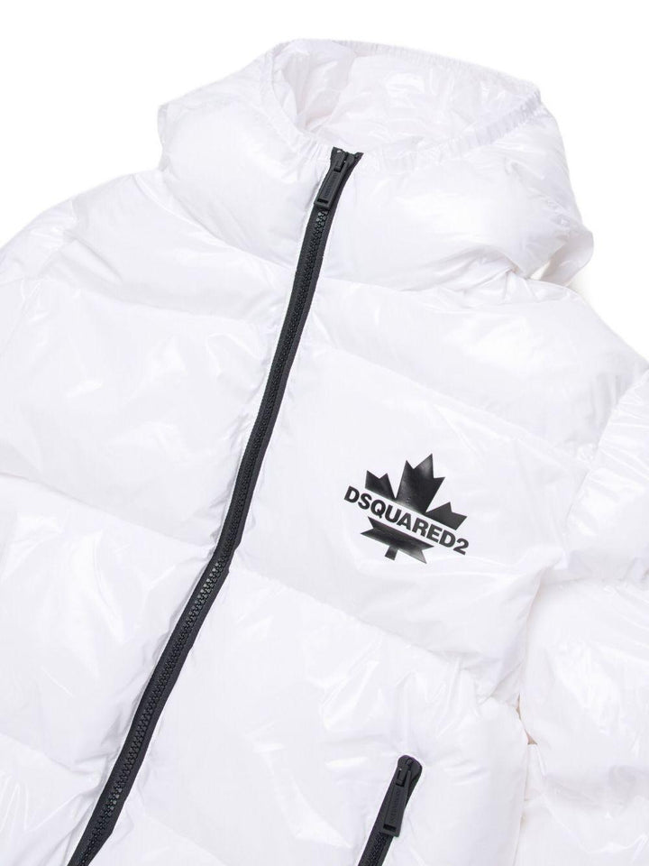 Giubbotto bianco per bambino DQ3042D0ADY DQ100 Dsquared2 Kids 