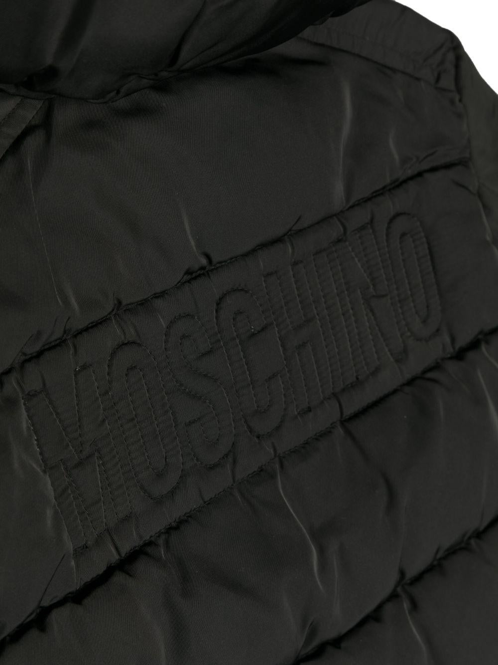 Black jacket for boys with logo