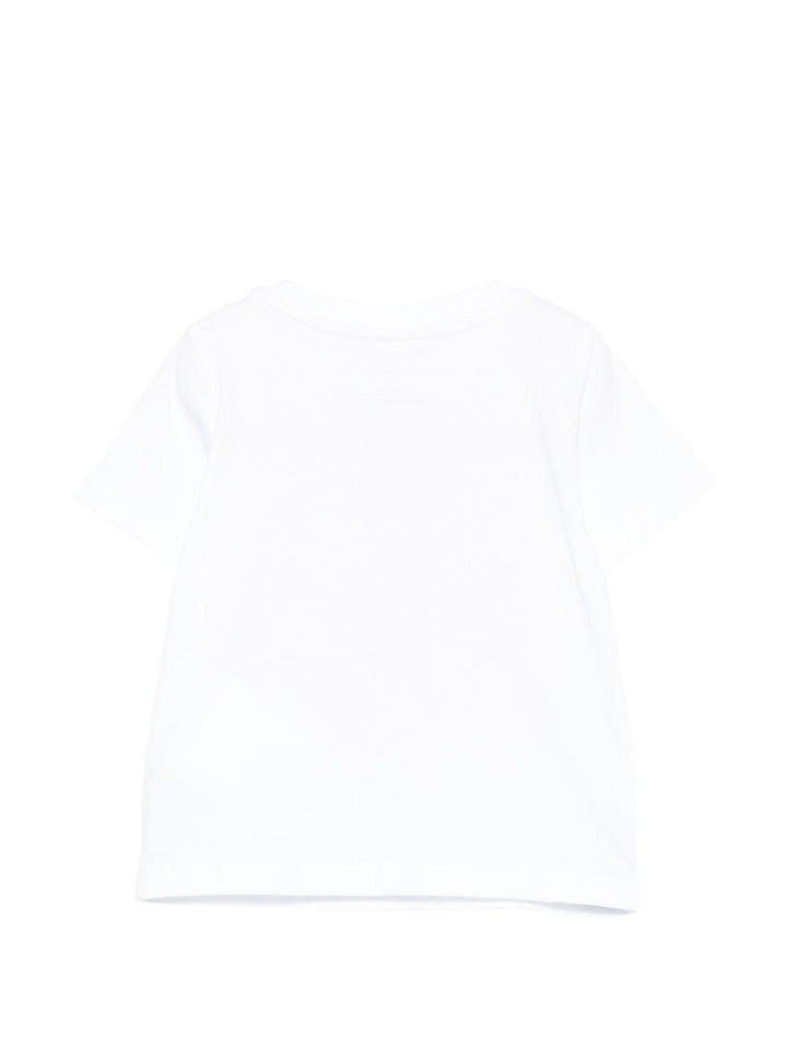 T-shirt bianca/lilla per neonata TY8051Z0434 100 Stella McCartney Kids 