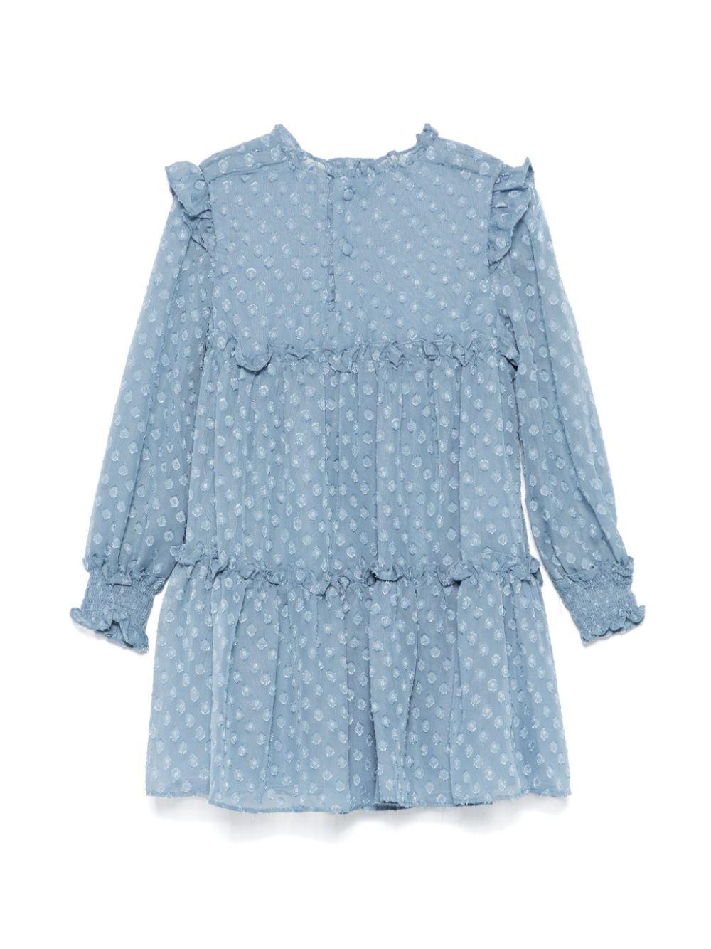 Abito blu ceruelo per bambina